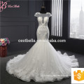 Alibaba Sexy See Through Embroided Lace Wedding Dress Bridal With Long Train